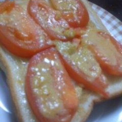 パンがサクッ
トマトがジュワ～っと、とても美味しかったです(^o^)ごちそうさまでした。